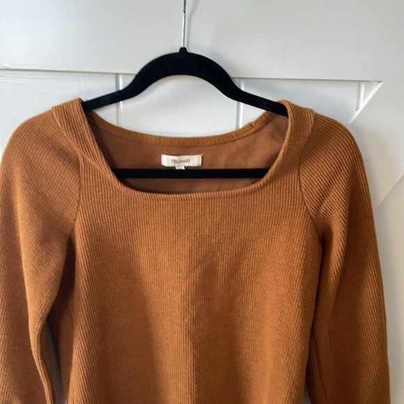 Madewell ottoman sqaure neck in autumn - Picture 5 of 16